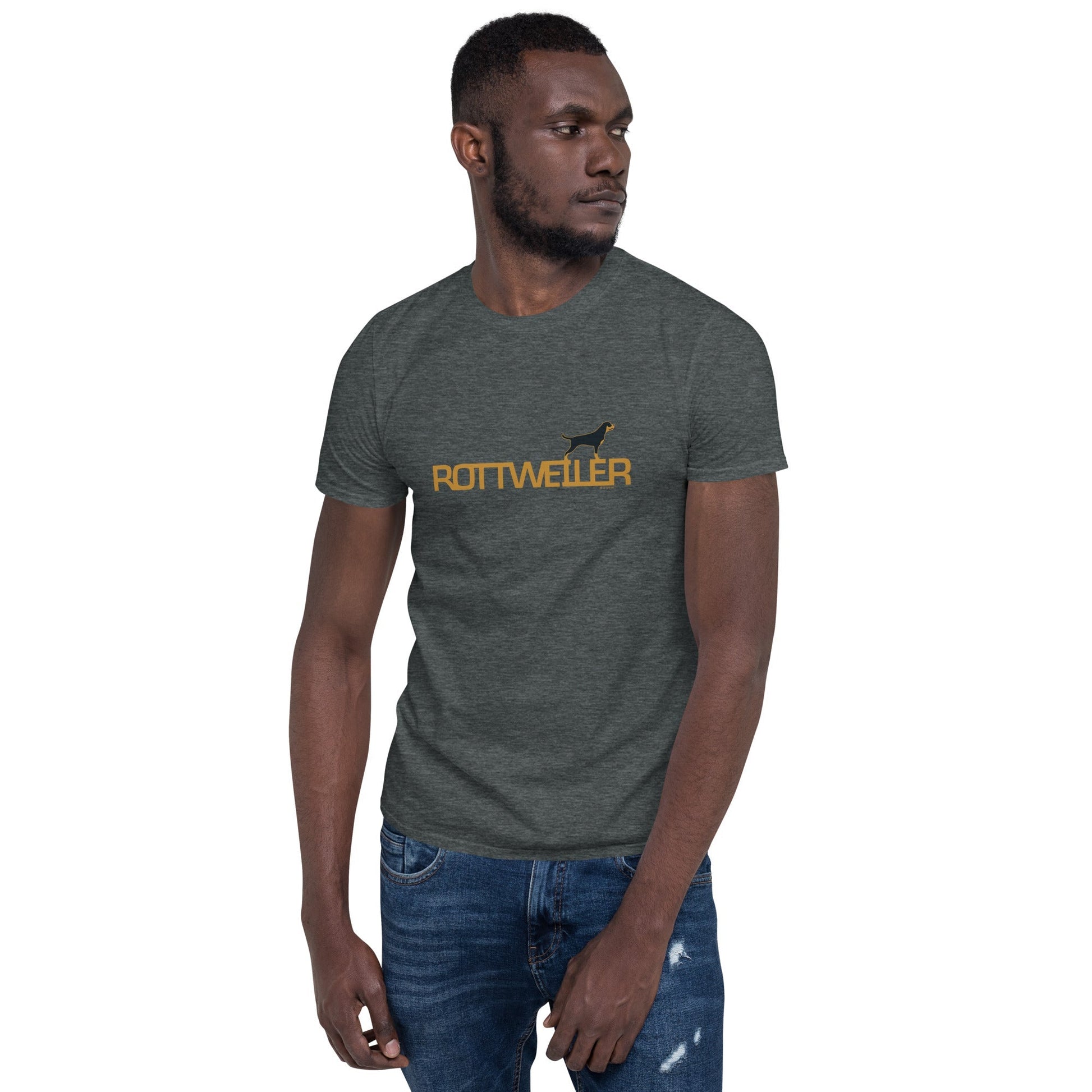 Camiseta unissex com mangas curtas - Rottweiler i-animals