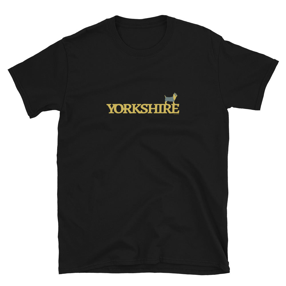 Camiseta unissex com mangas curtas - Yorkshire i-animals