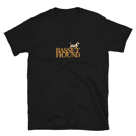 Camiseta unissex de manga curta - Basset Hound i-animals