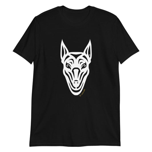 Camiseta unissex de manga curta - Doberman - Tribal i-animals