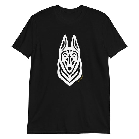 Camiseta unissex de manga curta - Malinois - Tribal i-animals