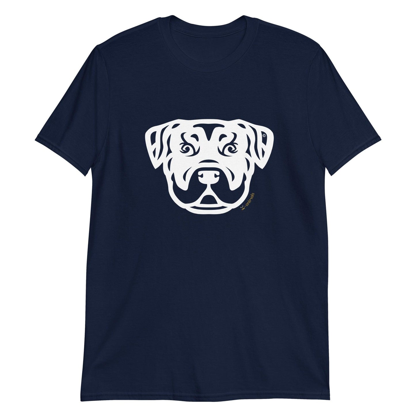 Camiseta unissex de manga curta - Rottweiler - Tribal i-animals
