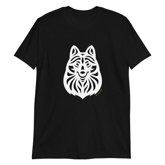Camiseta unissex de manga curta - Schipperke - Tribal i-animals