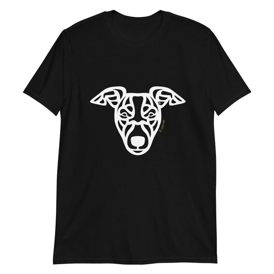 Camiseta unissex de manga curta - Whippet - Tribal i-animals