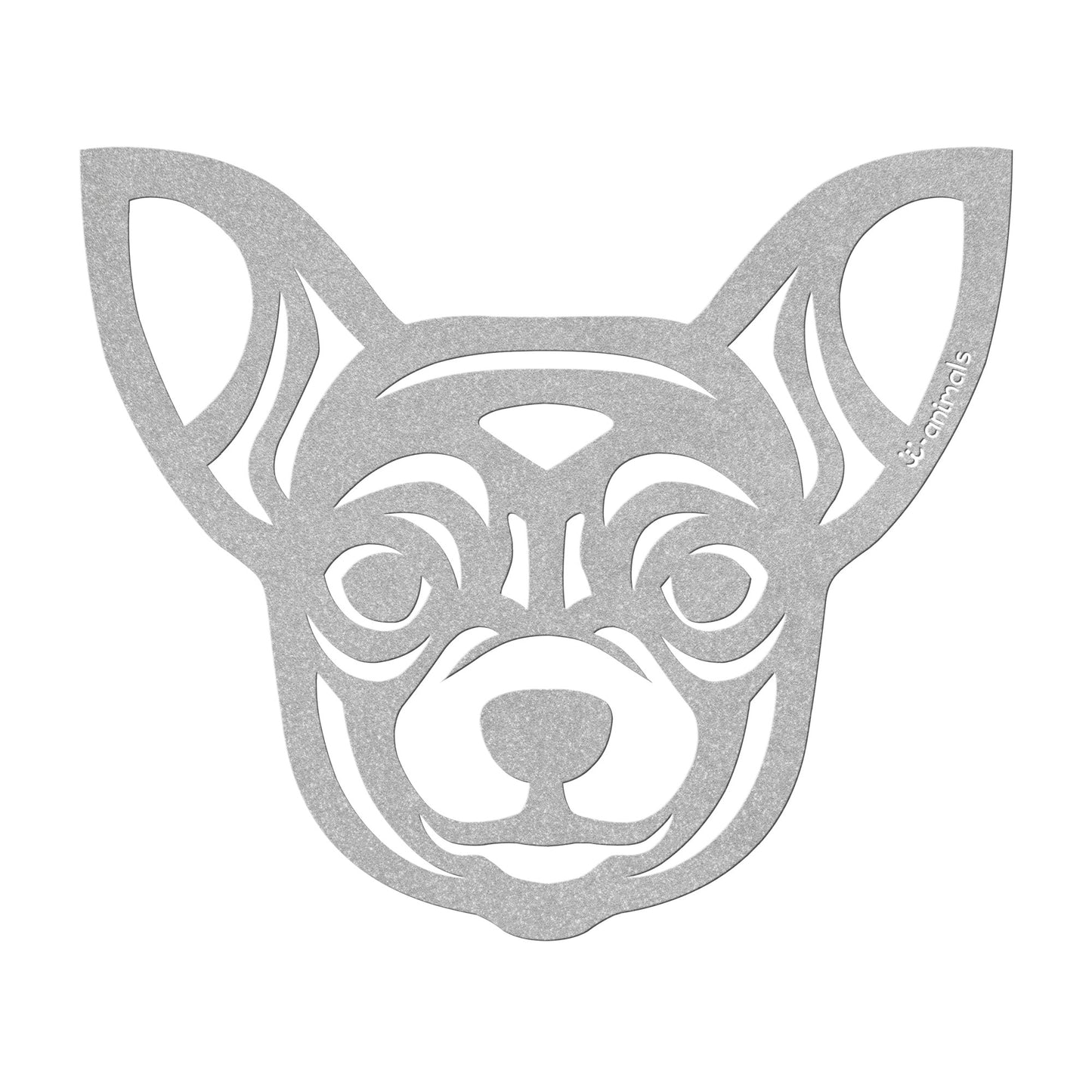 Placa de metal Chihuahua - Tribal
