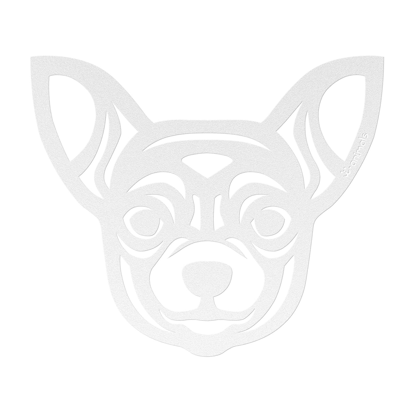 Placa de metal Chihuahua - Tribal