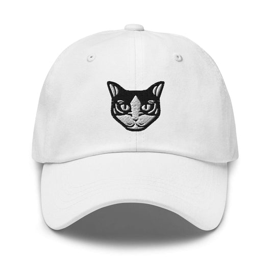 Classic hat - Black and White Cat - Tribal - Light Colors