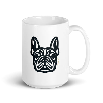 French Bulldog Mug - Tribal