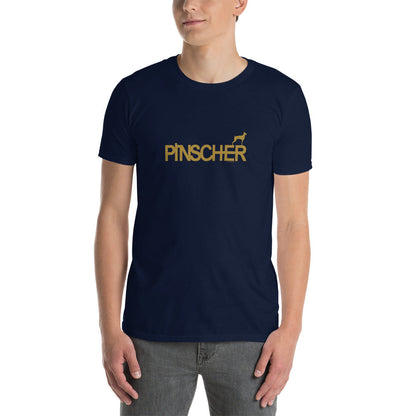 Camiseta unissex com mangas curtas - Pinscher i-animals