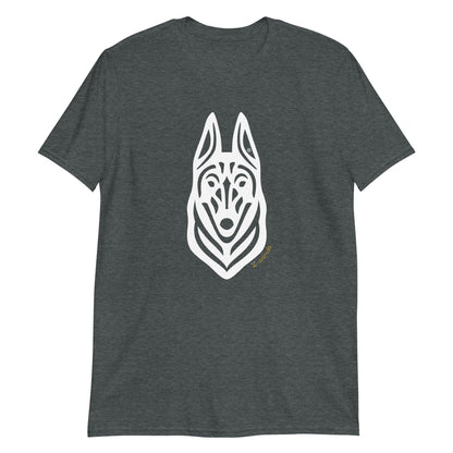 Camiseta unissex de manga curta - Malinois - Tribal i-animals