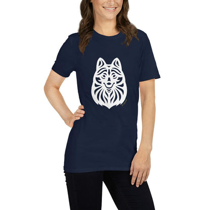 Camiseta unissex de manga curta - Schipperke - Tribal i-animals