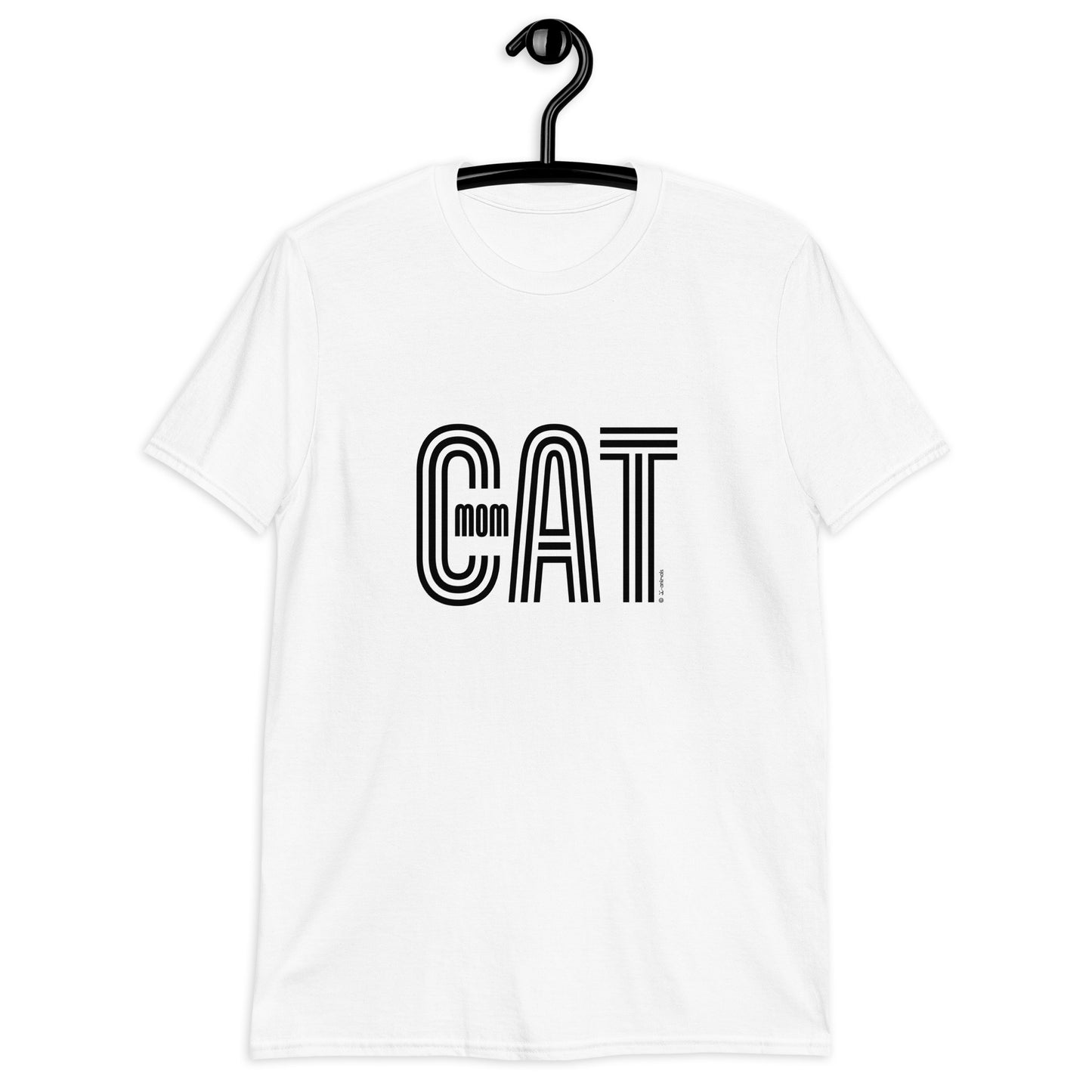 Short-Sleeve Unisex T-Shirt - Cat Mom - Light Colors