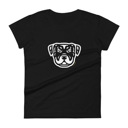 Camiseta mujer manga corta - Rottweiler - Tribal